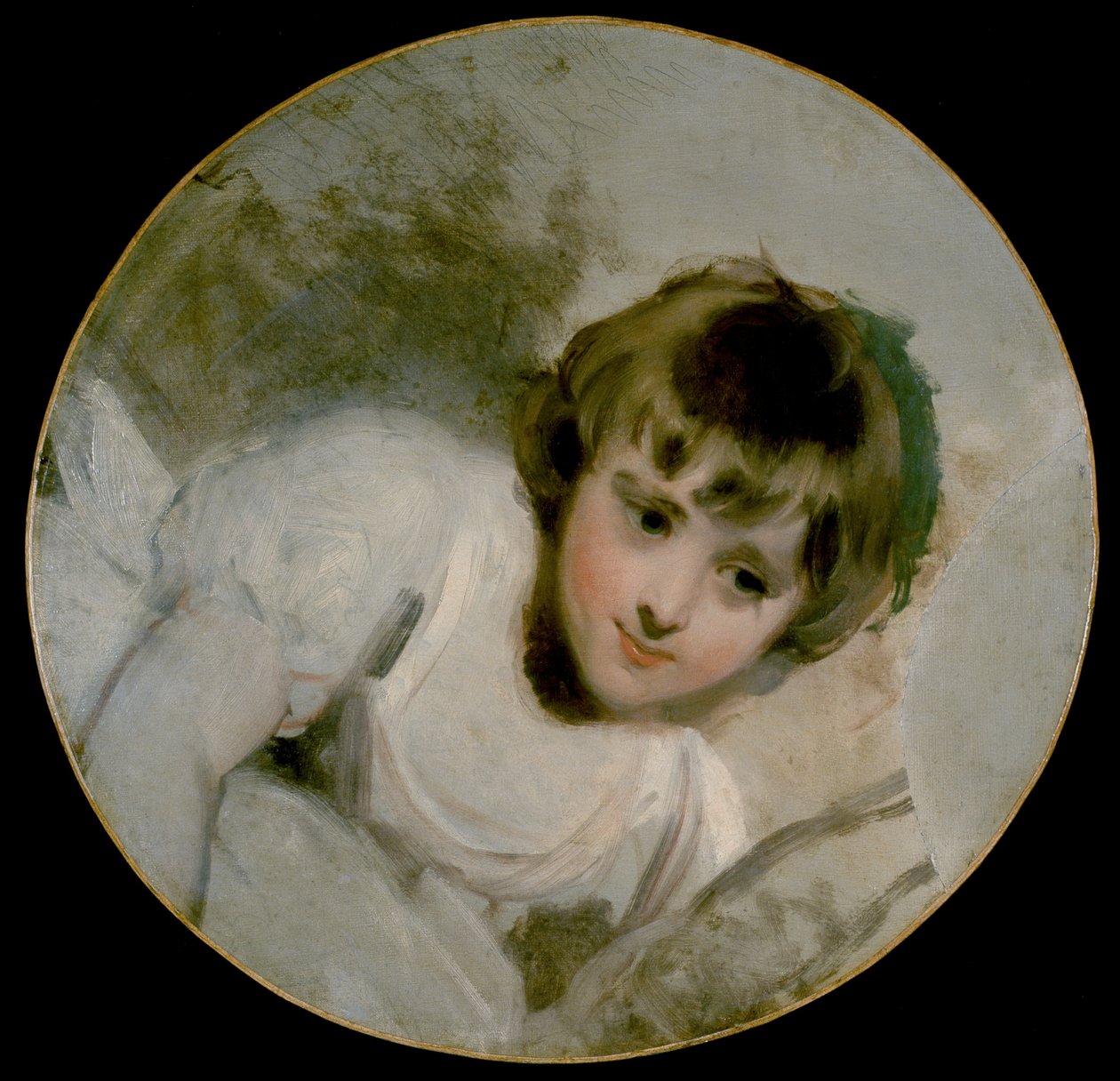 Uma criança (óleo sobre tela) de Thomas Lawrence