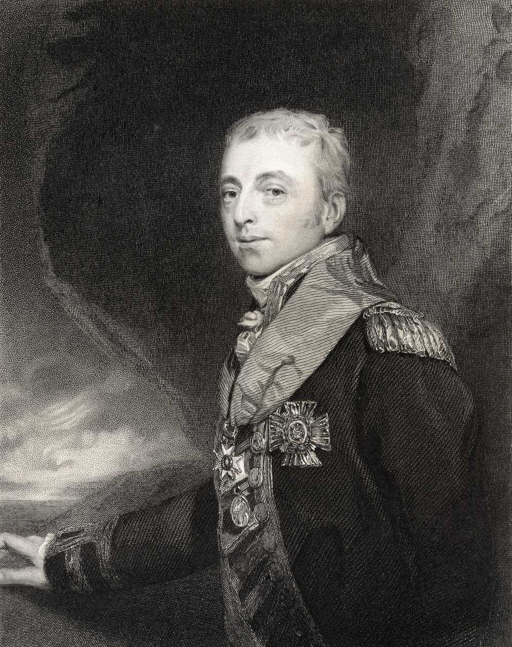 Alan Hyde Gardner, 2º Barão Gardner, gravado por H. Cook, da National Portrait Gallery, volume IV, publicado em c.1835 de Thomas Lawrence