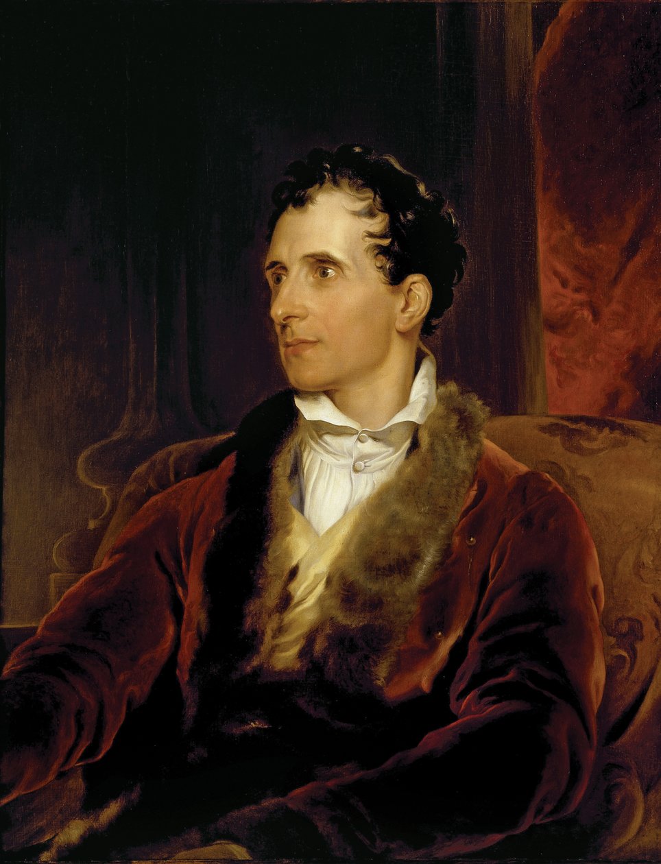 Antonio Canova, Marquês de Istria, c.1822-23 (óleo sobre tela) de Thomas Lawrence