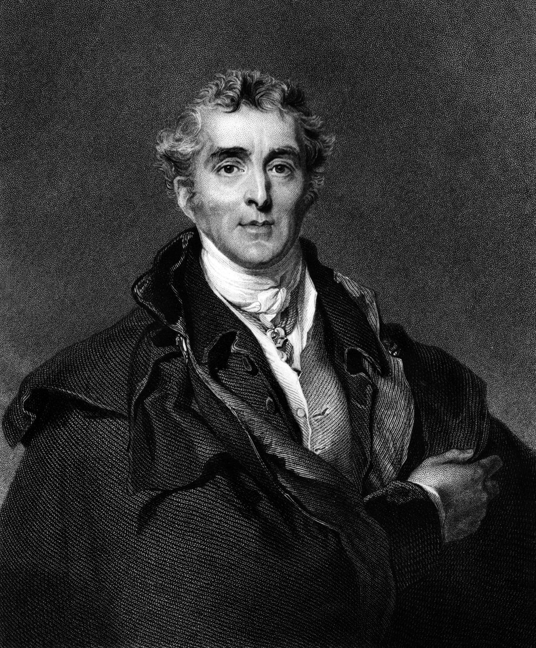 Arthur Wellesley, Duque de Wellington (1769-1852) Político e oficial britânico (gravura) de Thomas Lawrence
