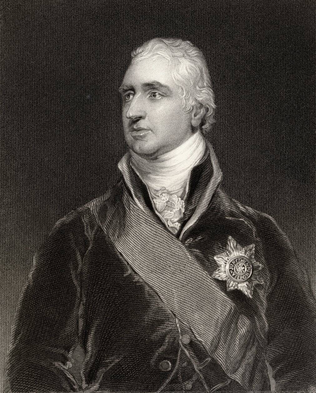Charles Whitworth, 1º Conde Whitworth, gravado por Henry Robinson (fl.1827-72), de &39;National Portrait Gallery, volume II&39;, publicado c.1835 de Thomas Lawrence