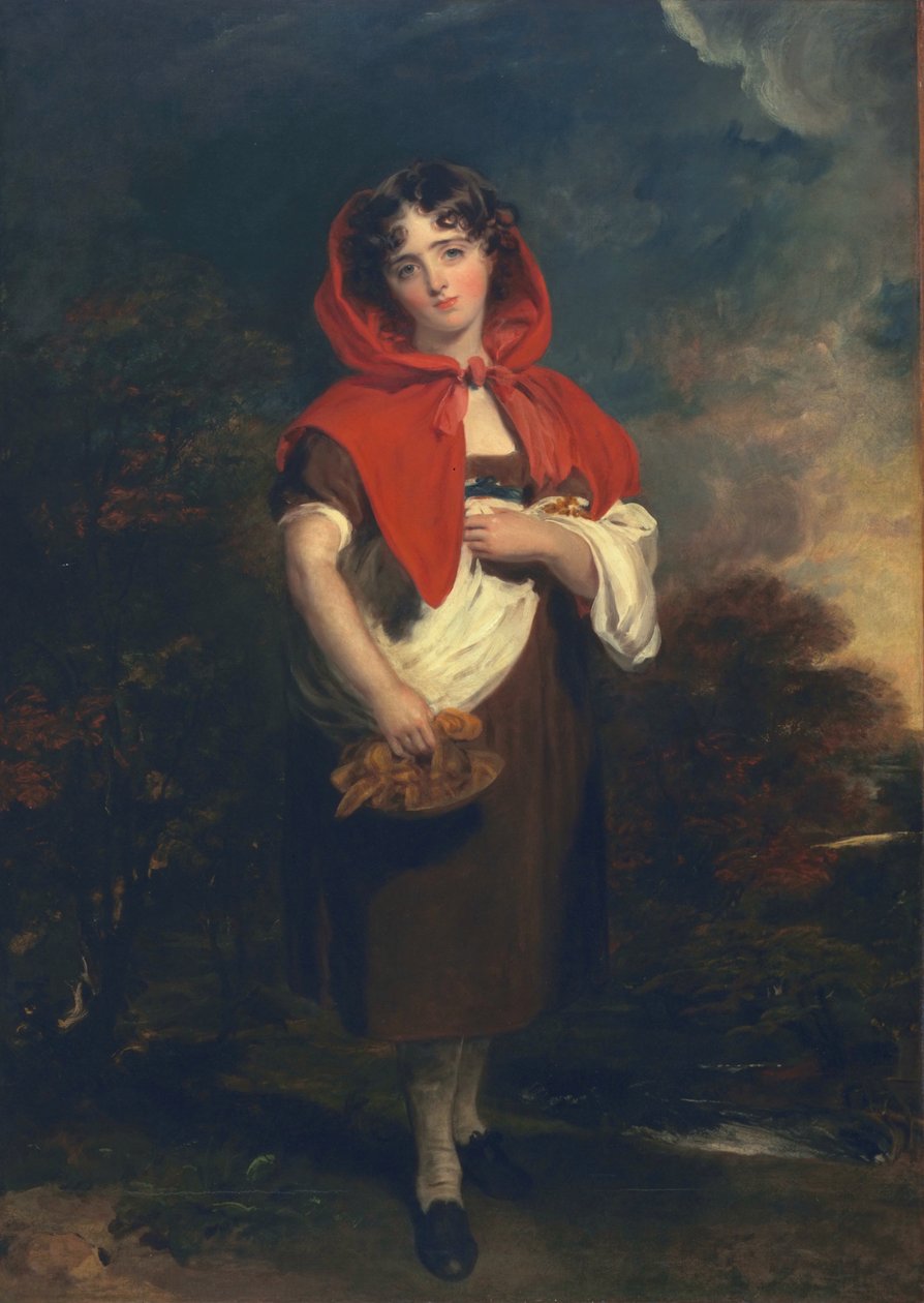 Emily Anderson: Chapeuzinho Vermelho, c.1821 de Thomas Lawrence