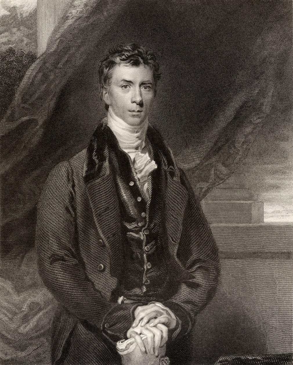 Henry Peter Brougham, 1º Barão Brougham e Vaux, gravado por H. Robinson, da &39;National Portrait Gallery, volume IV&39;, publicado c.1835 de Thomas Lawrence