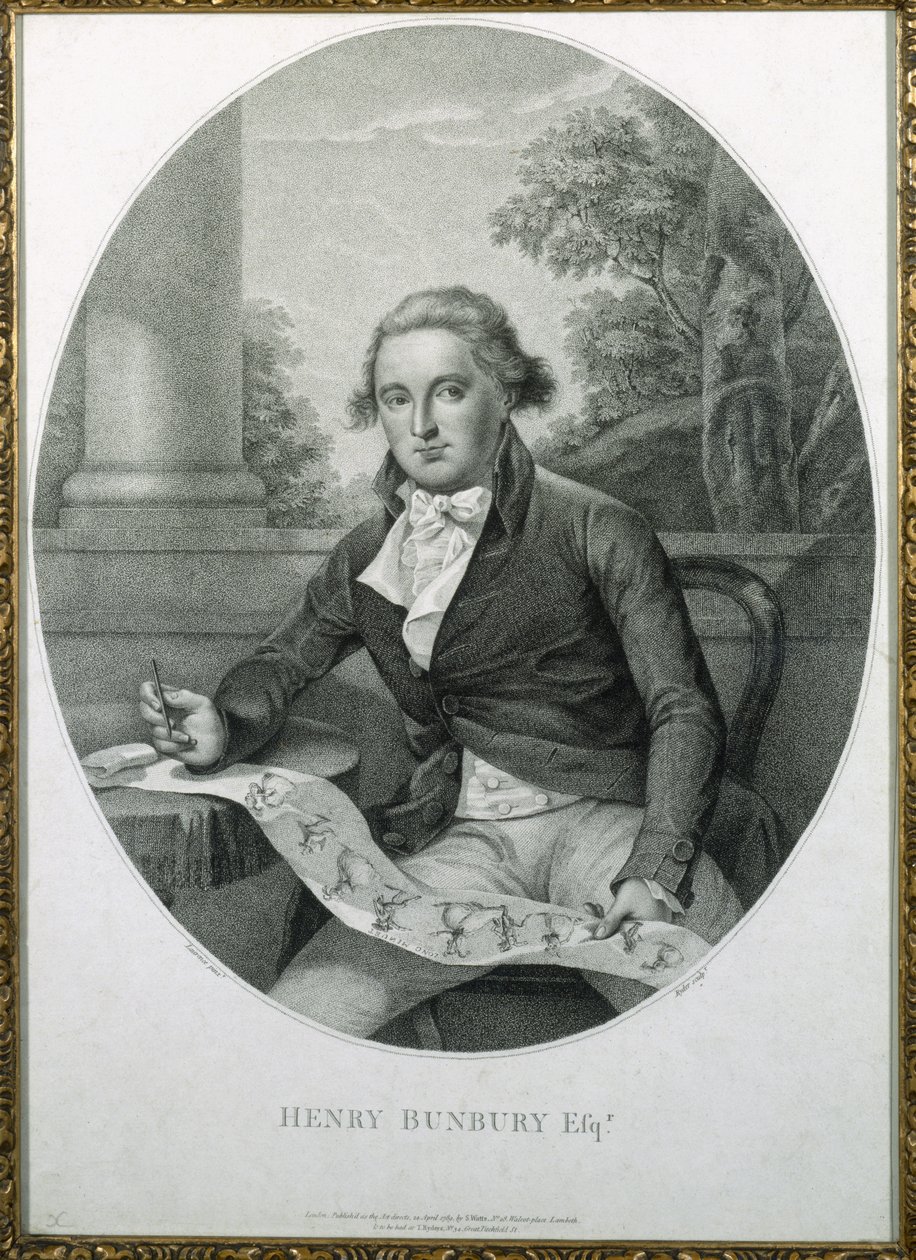 Henry William Bunbury, gravado por Thomas Ryder (1746-1810) 1789 de Thomas Lawrence