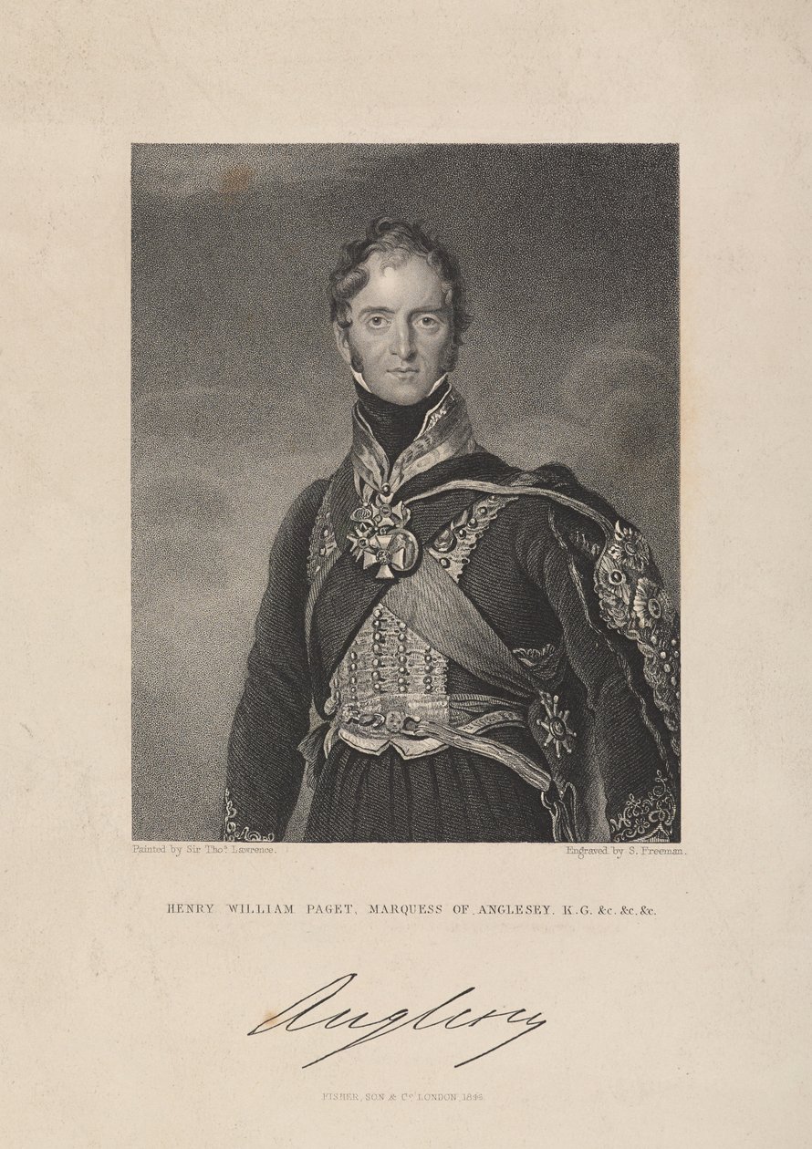  Henry William Paget, Marquês de Anglesey KG , 1846 de Thomas Lawrence