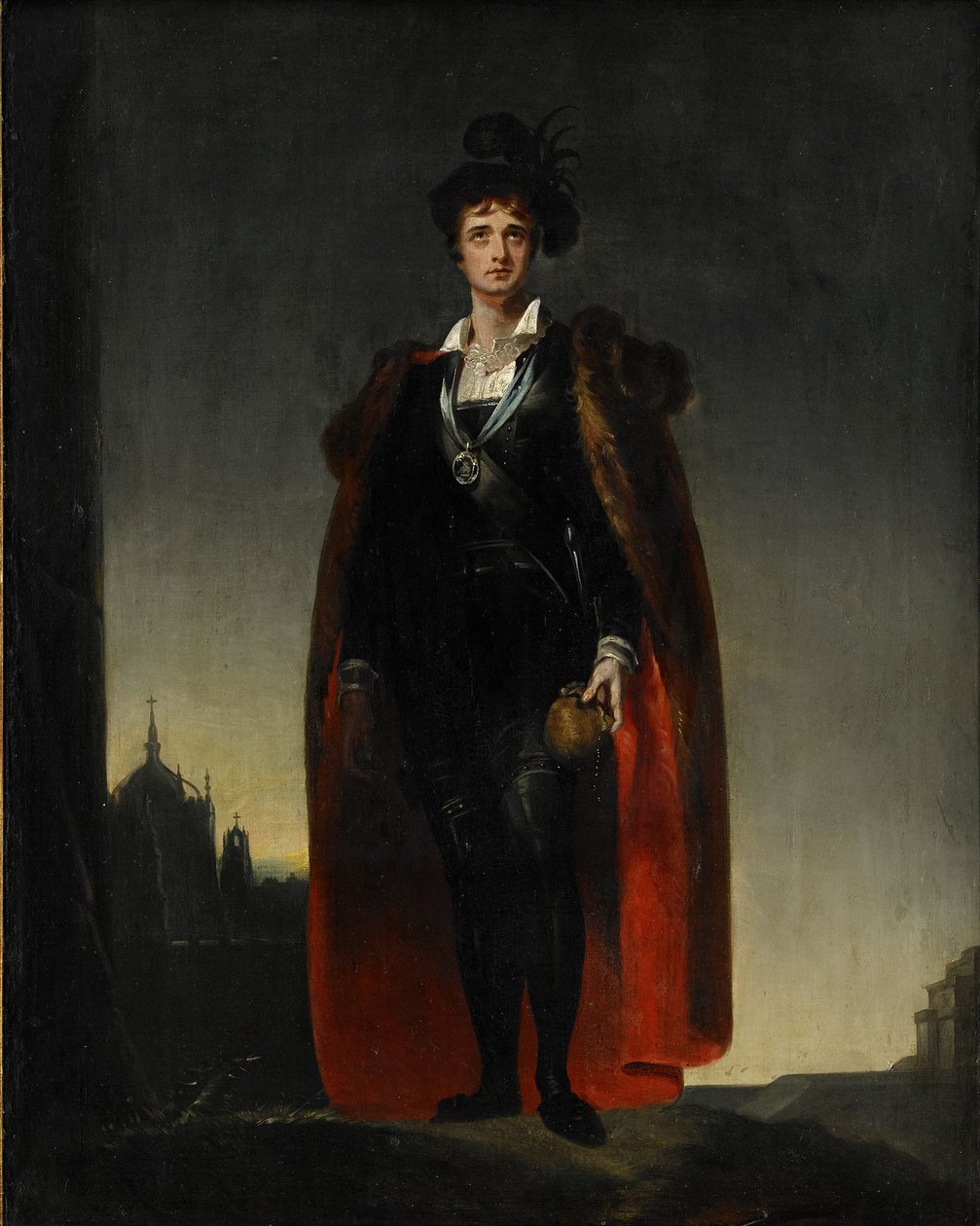 John Philip Kemble como Hamlet de Thomas Lawrence