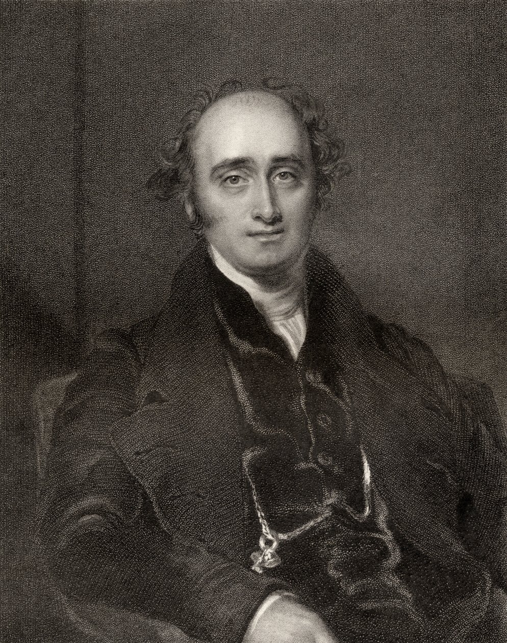 John Wilson Croker, gravado por TH Parry, de &39;National Portrait Gallery, volume III&39;, publicado c.1835 (lito) de Thomas Lawrence