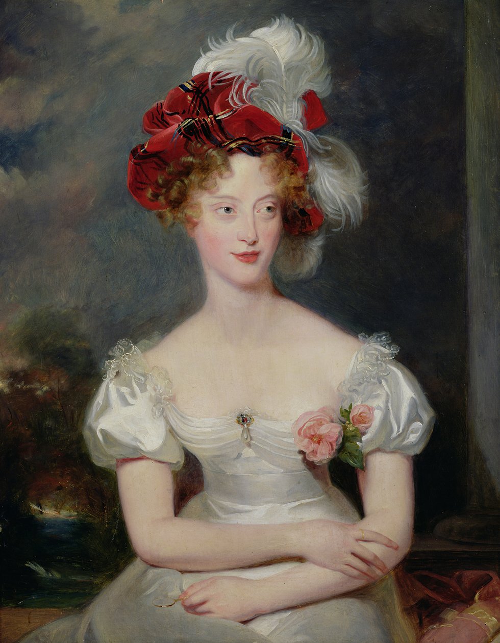 A Duquesa de Berry (1798-1870) c.1825 (óleo sobre tela) de Thomas Lawrence