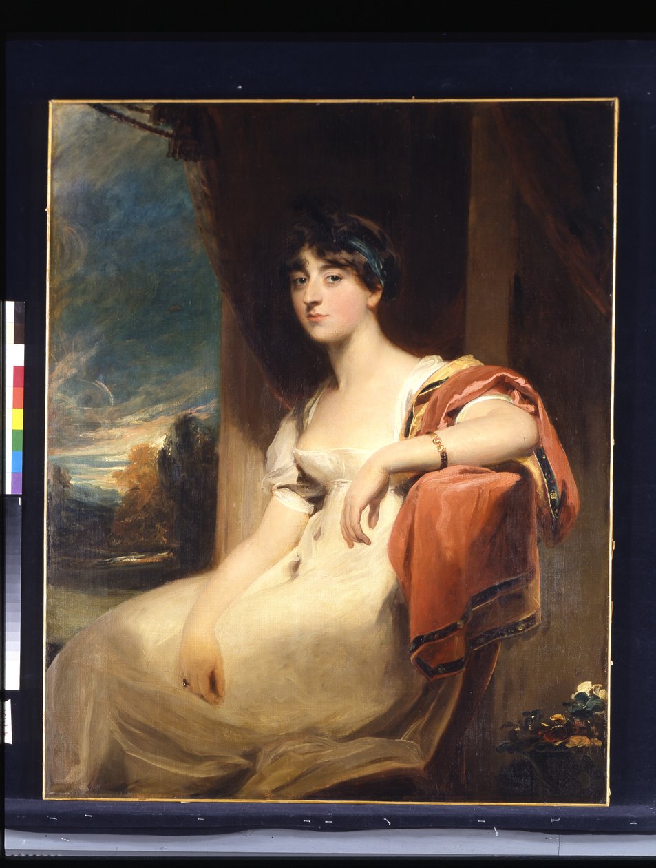 Miss Harriet Clements (óleo sobre tela) de Thomas Lawrence