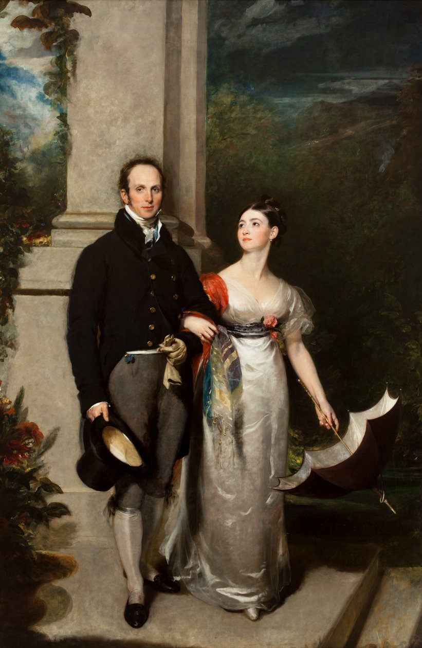 Sr. e Sra. James Dunlop, c.1825 (óleo sobre tela) de Thomas Lawrence