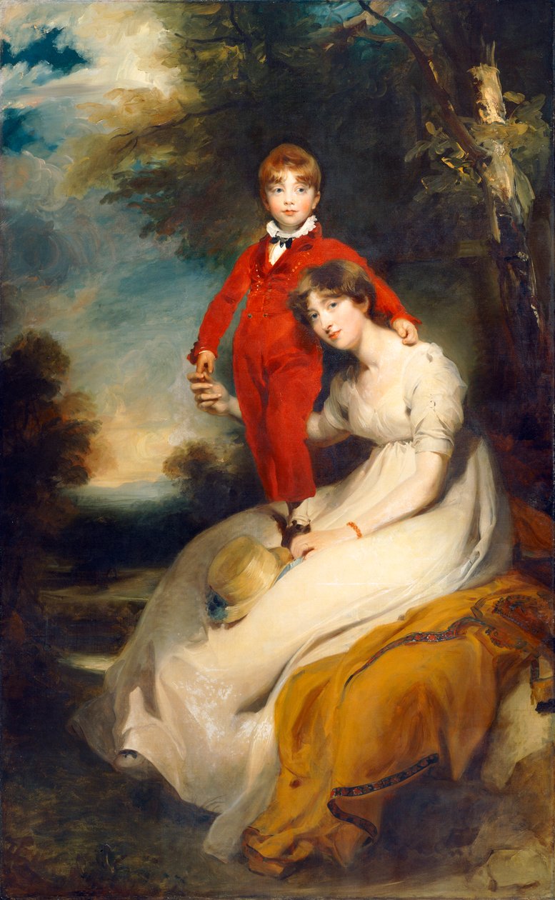 Sra. Charles Thellusson com o seu filho Charles (óleo sobre tela) de Thomas Lawrence