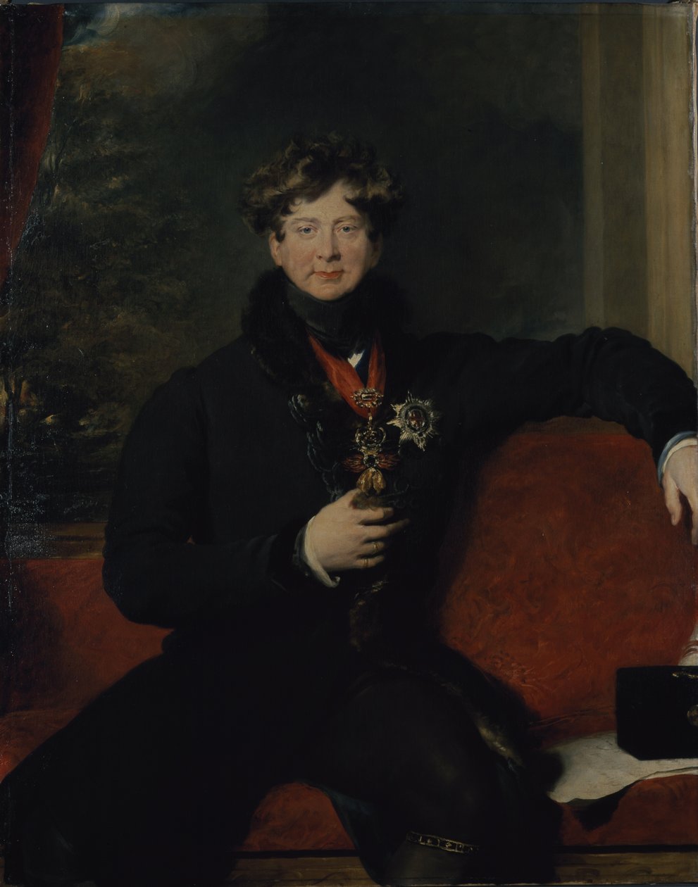 Retrato de George IV (óleo sobre tela) de Thomas Lawrence