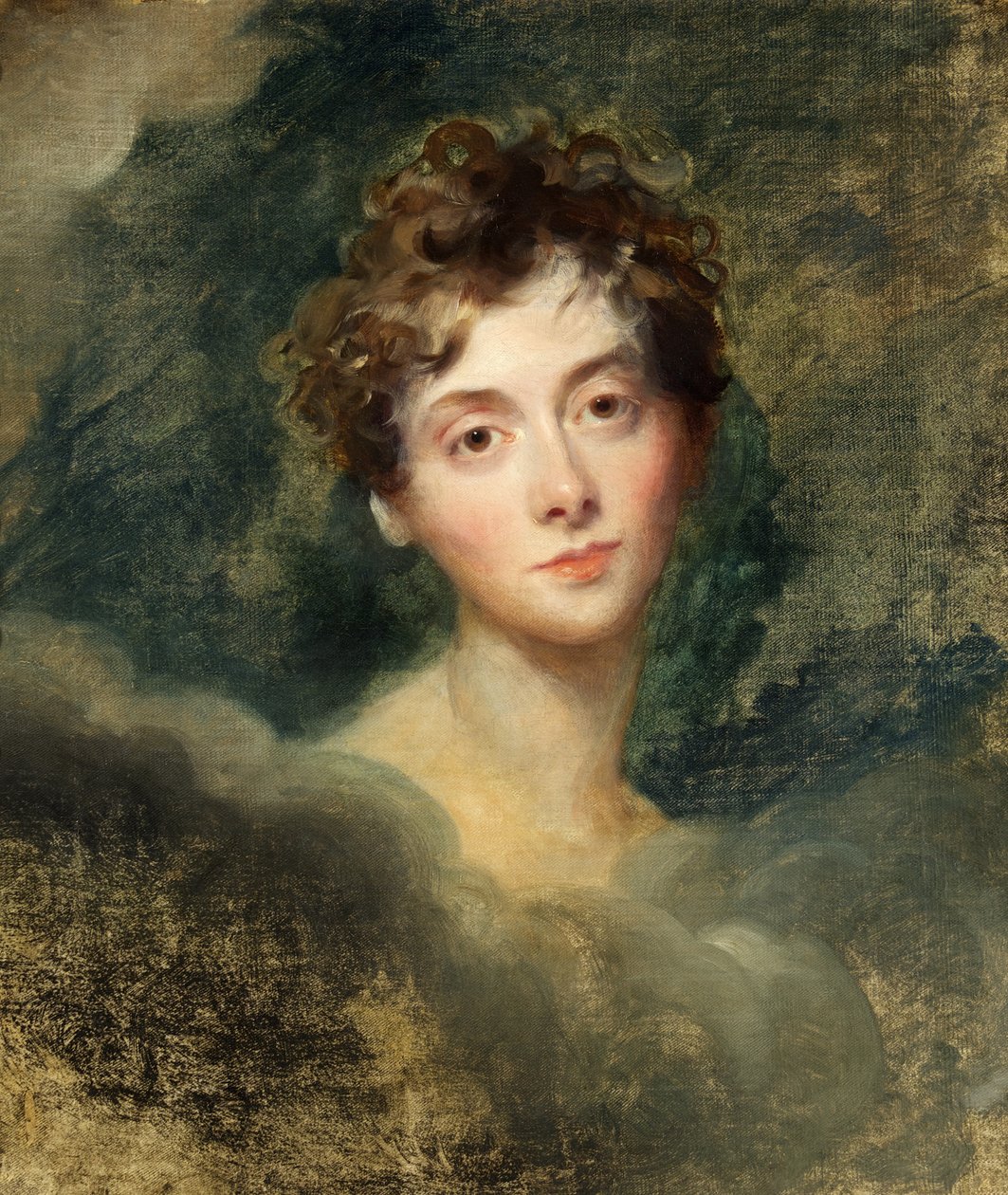 Retrato de Lady Caroline Lamb (1785-1828) c.1827 (óleo sobre tela) de Thomas Lawrence
