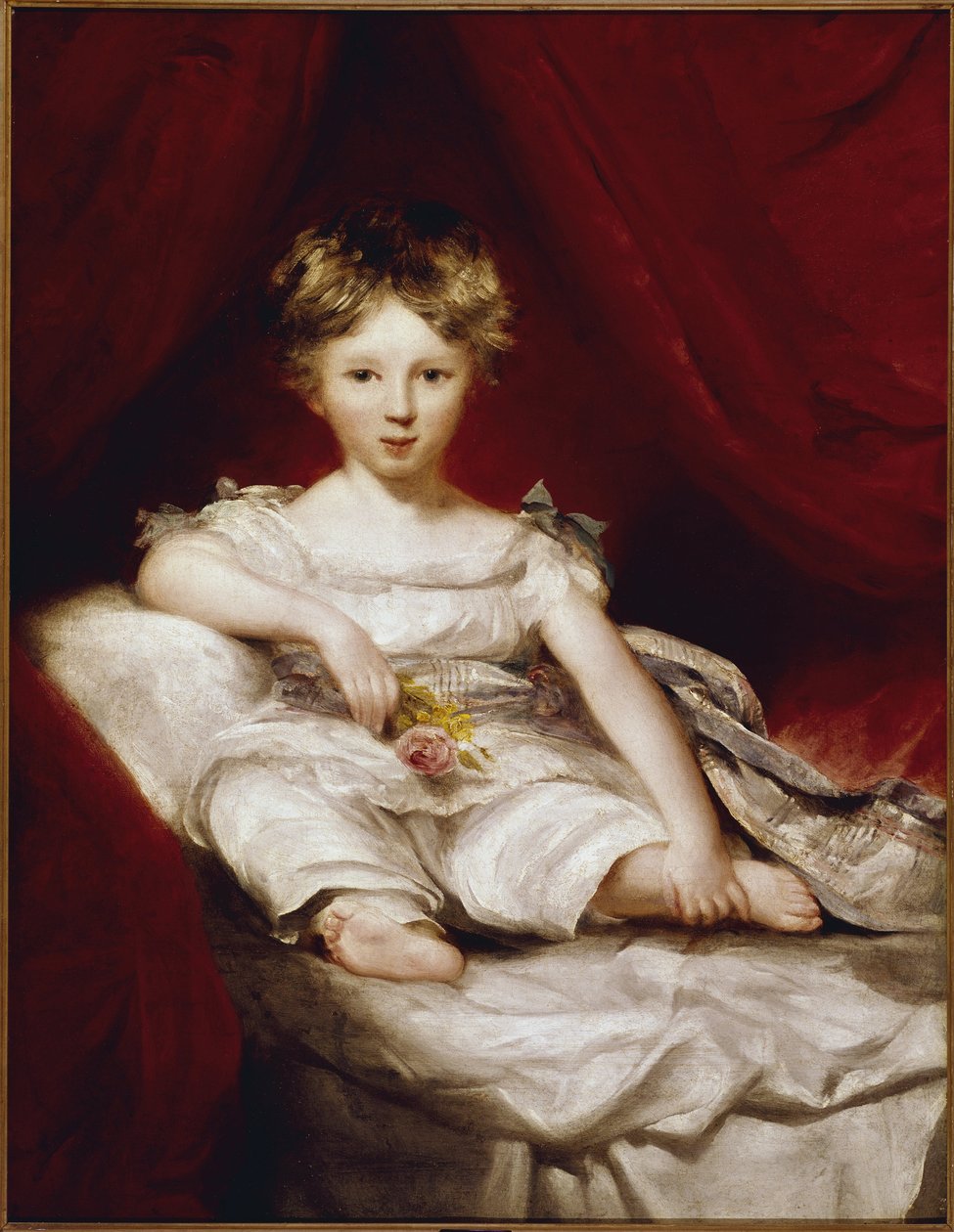 Retrato do Mestre Ainslie - Retrato do Mestre Ainslie - Pintura de Sir Thomas Lawrence (1769-1830), óleo sobre tela, 90x70 cm de Thomas Lawrence
