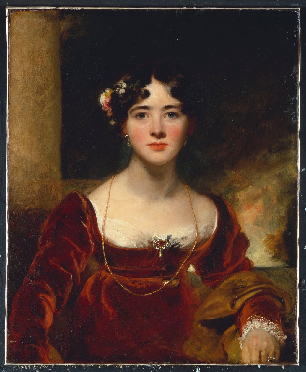 Retrato da Sra. John Allnutt, c.1810-15 de Thomas Lawrence