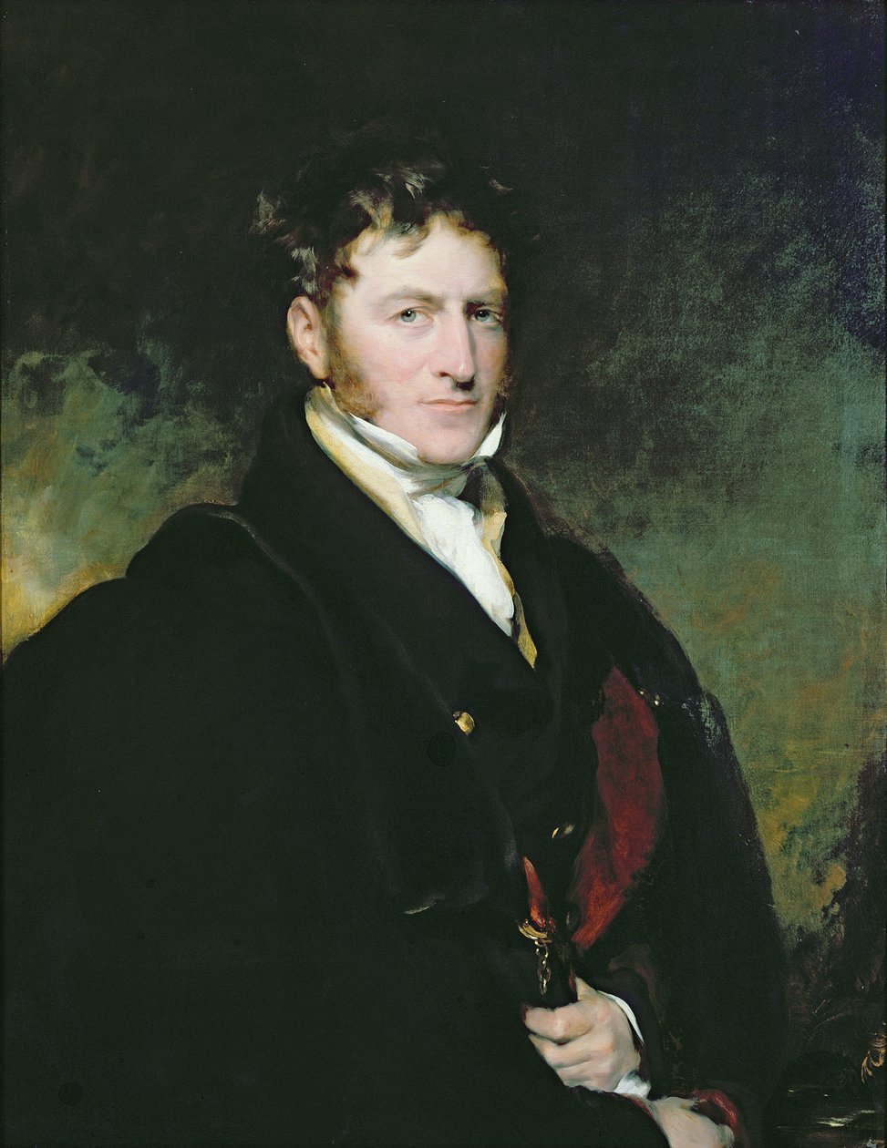 Retrato de Sir John Beckett (óleo sobre tela) de Thomas Lawrence