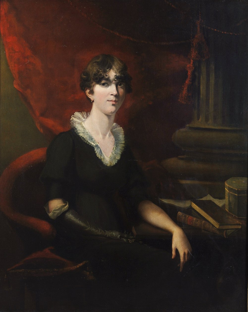 Retrato de uma senhora, possivelmente Sarah Harriet Burney (1772-1884) de Thomas Lawrence