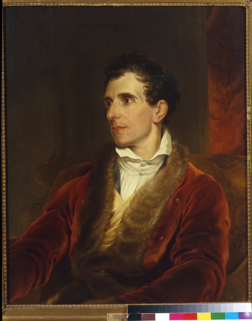 Retrato do Escultor Antonio Canova, finais do século XVIII (óleo sobre tela) de Thomas Lawrence
