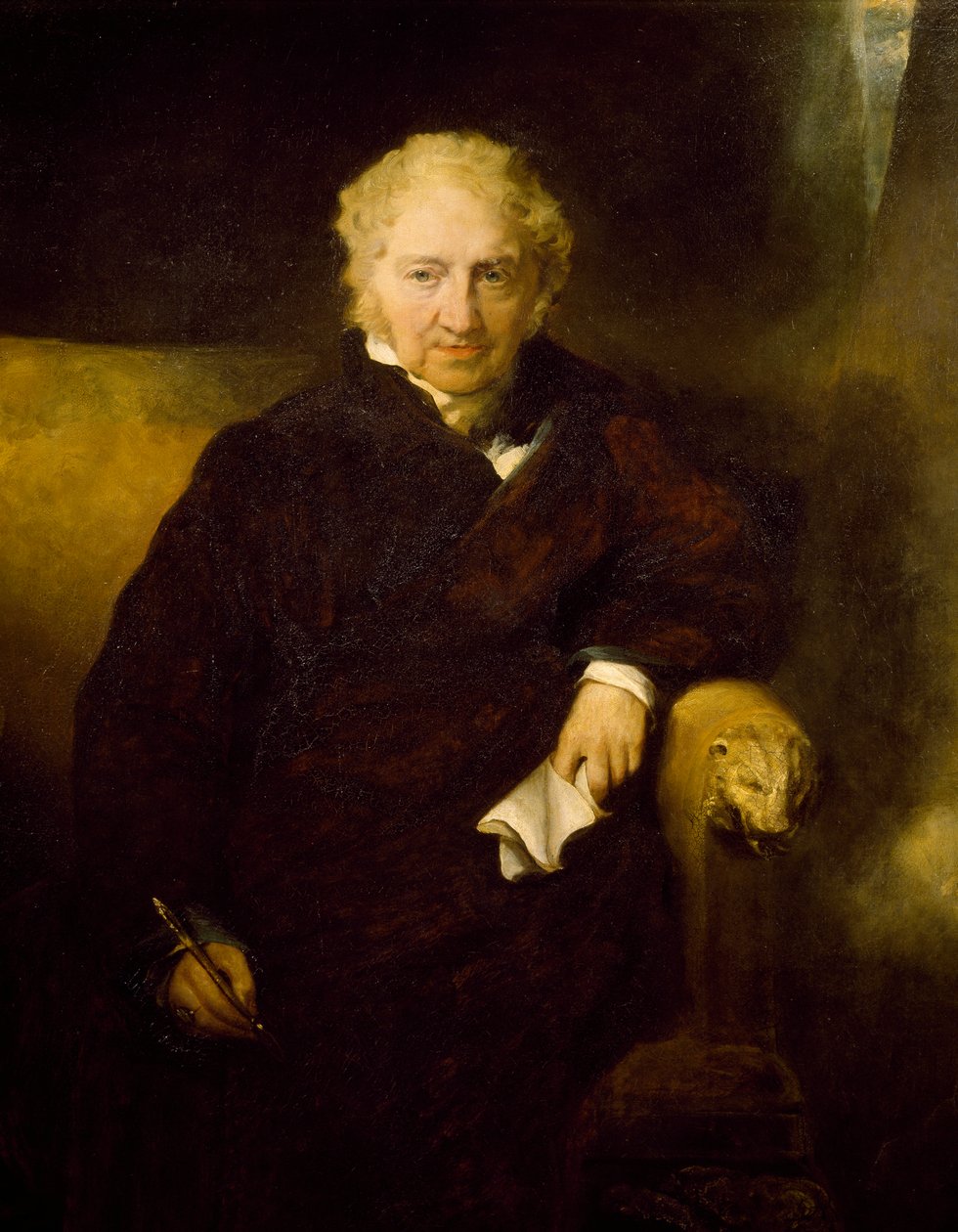 Retrato do pintor Johann Heinrich Fussli, de Thomas Lawrence (1769-1830), óleo sobre tela de Thomas Lawrence
