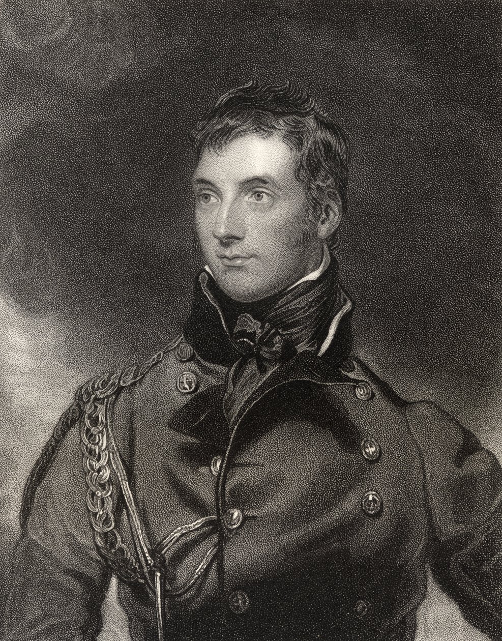 Sir George Murray, gravado por Henry Hoppner Meyer (c.1782-1847), da National Portrait Gallery, volume II, publicado em 1835 de Thomas Lawrence