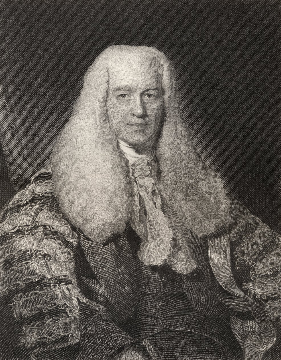 Sir Thomas Plumer, gravado por H. Robinson, da National Portrait Gallery, volume III, publicado em 1835 de Thomas Lawrence