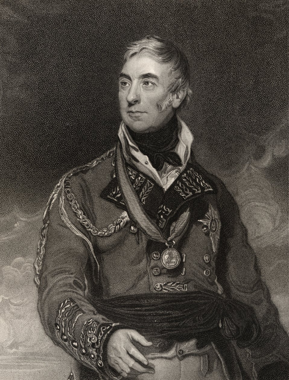 Thomas Graham, gravado por H. Meyer, da National Portrait Gallery, volume III, publicado c.1835 (lito) de Thomas Lawrence