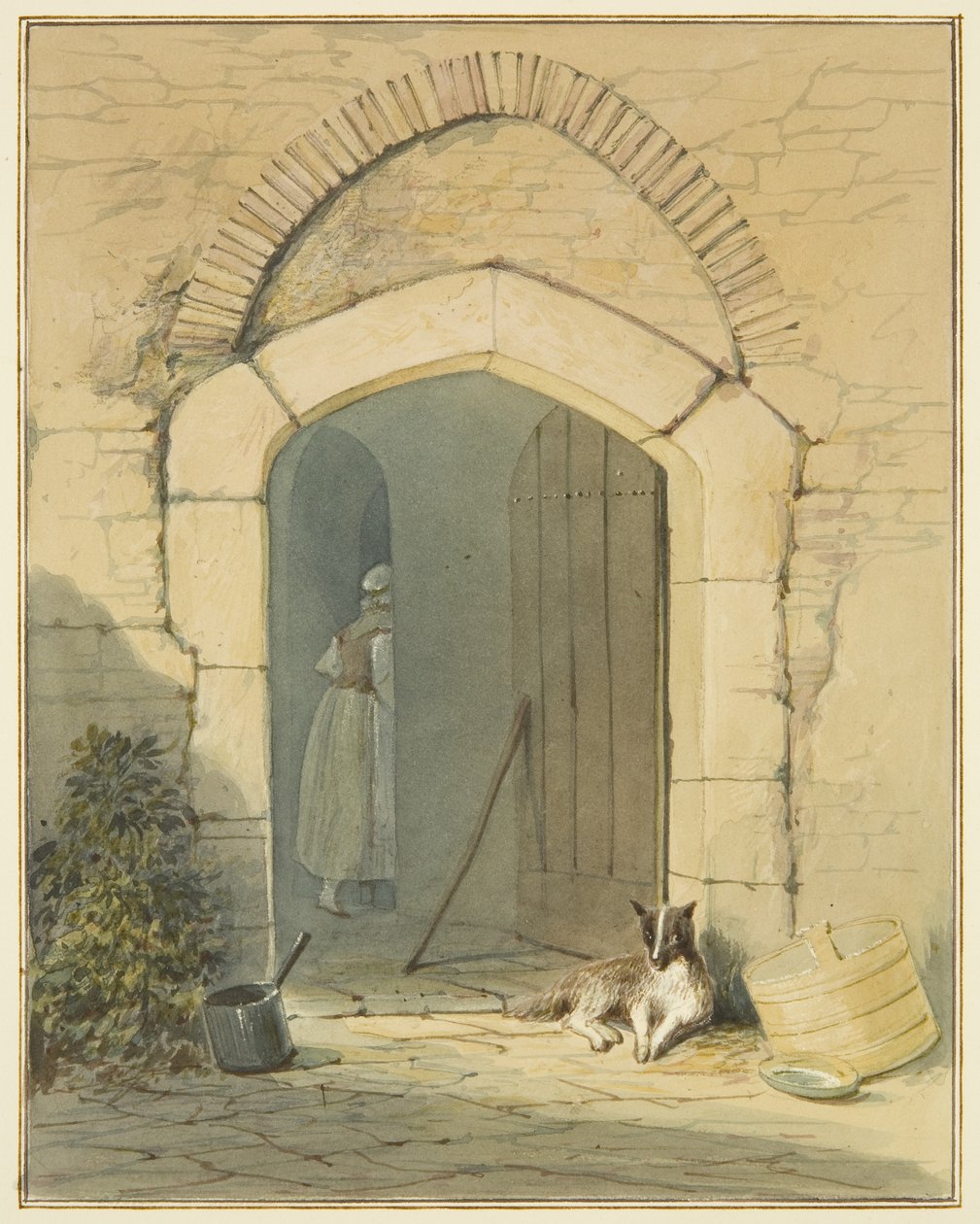 Entrada da quinta de Thomas Leeson the Elder Rowbotham