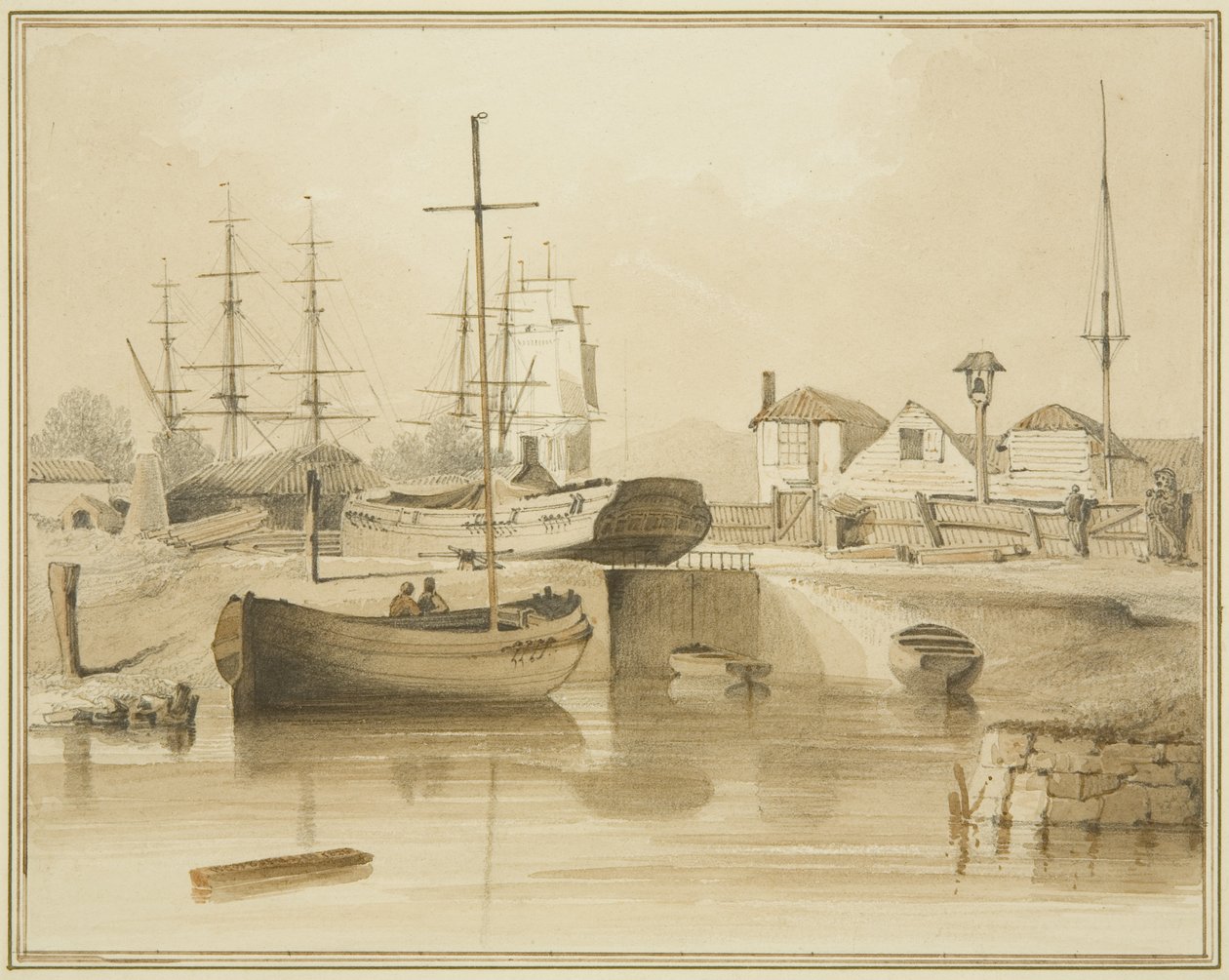 Doca do Toms (Túmulos), Pântano da Canon de Thomas Leeson the Elder Rowbotham