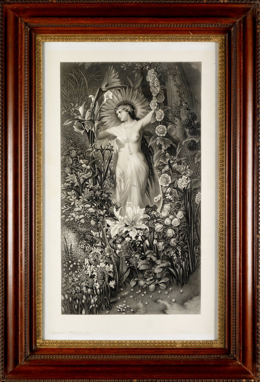 Flora (gravura) de Thomas Lewis Atkinson