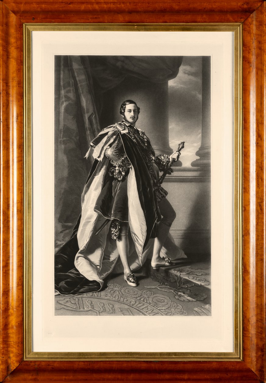 Sua Alteza Real o Príncipe Consorte (mezzotint) de Thomas Lewis Atkinson