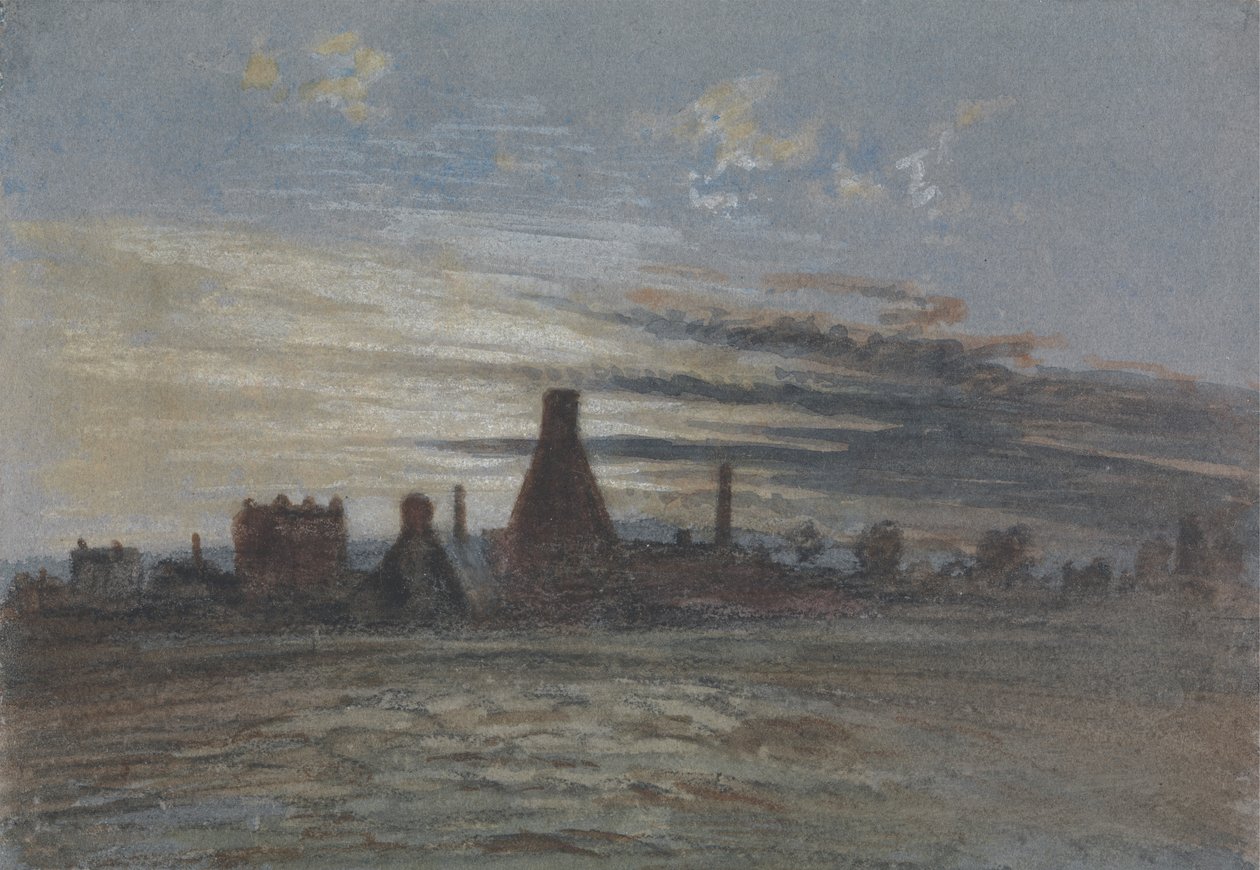 Oast House ao anoitecer de Thomas Lindsay