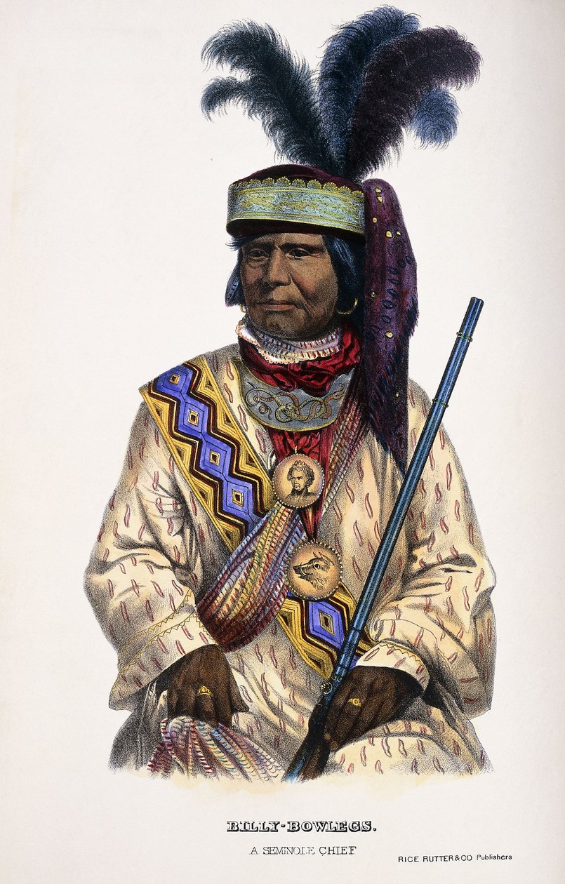 Billy-Bowlegs, A Seminole Chief, 1899 de Thomas Loraine McKenney