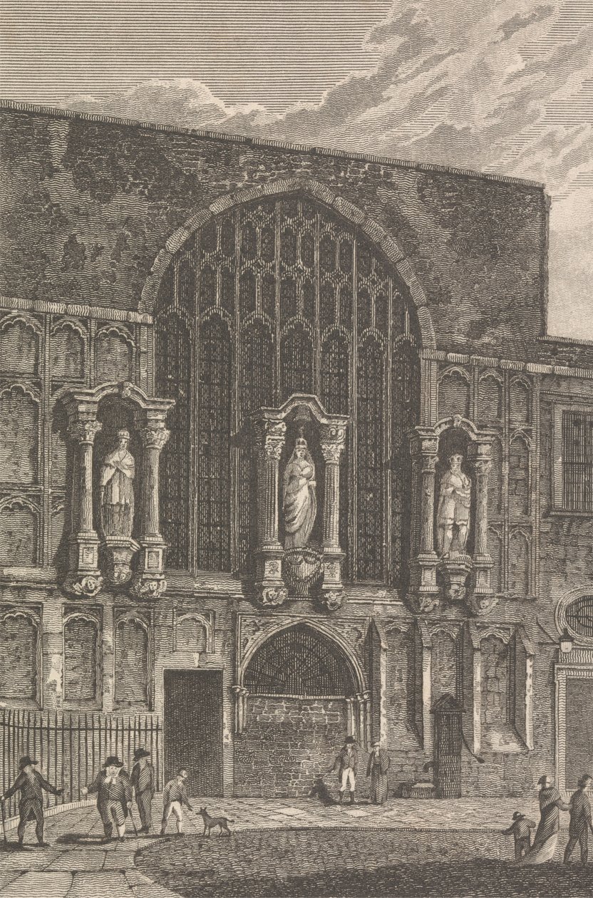 Vista da Capela de St. Magdelen, Guildhall de Thomas Lord Busby