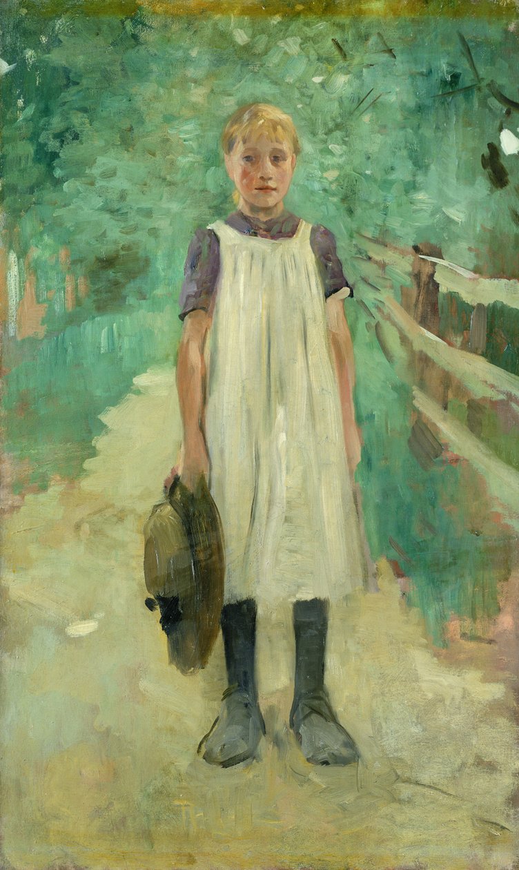 Uma Farmgirl, 1895 de Thomas Ludwig Herbst