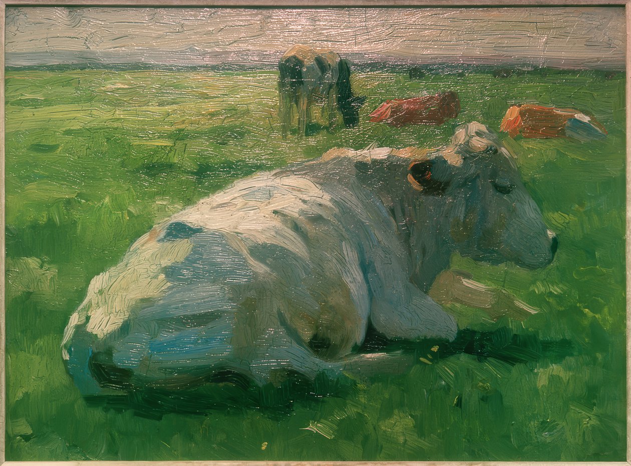 Vaca deitada de Thomas Ludwig Herbst
