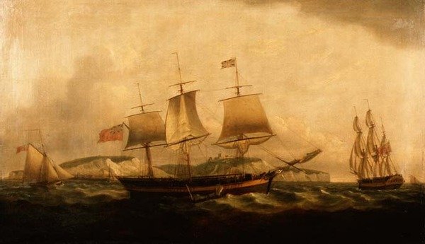 Expedição para fora de Dover de Thomas Luny
