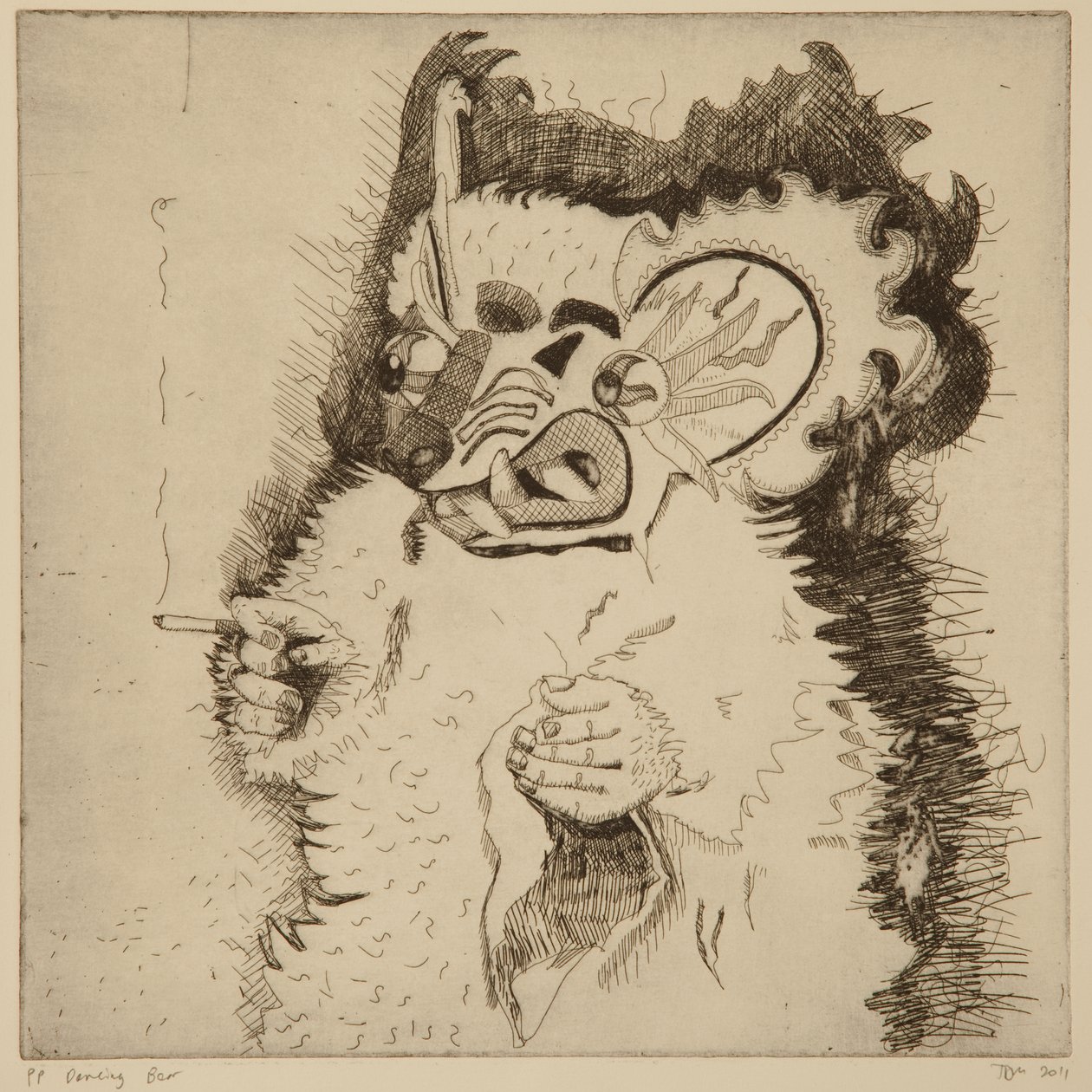 Dancing Bear, Impressoras comprovadas antes de aquatint de Thomas MacGregor