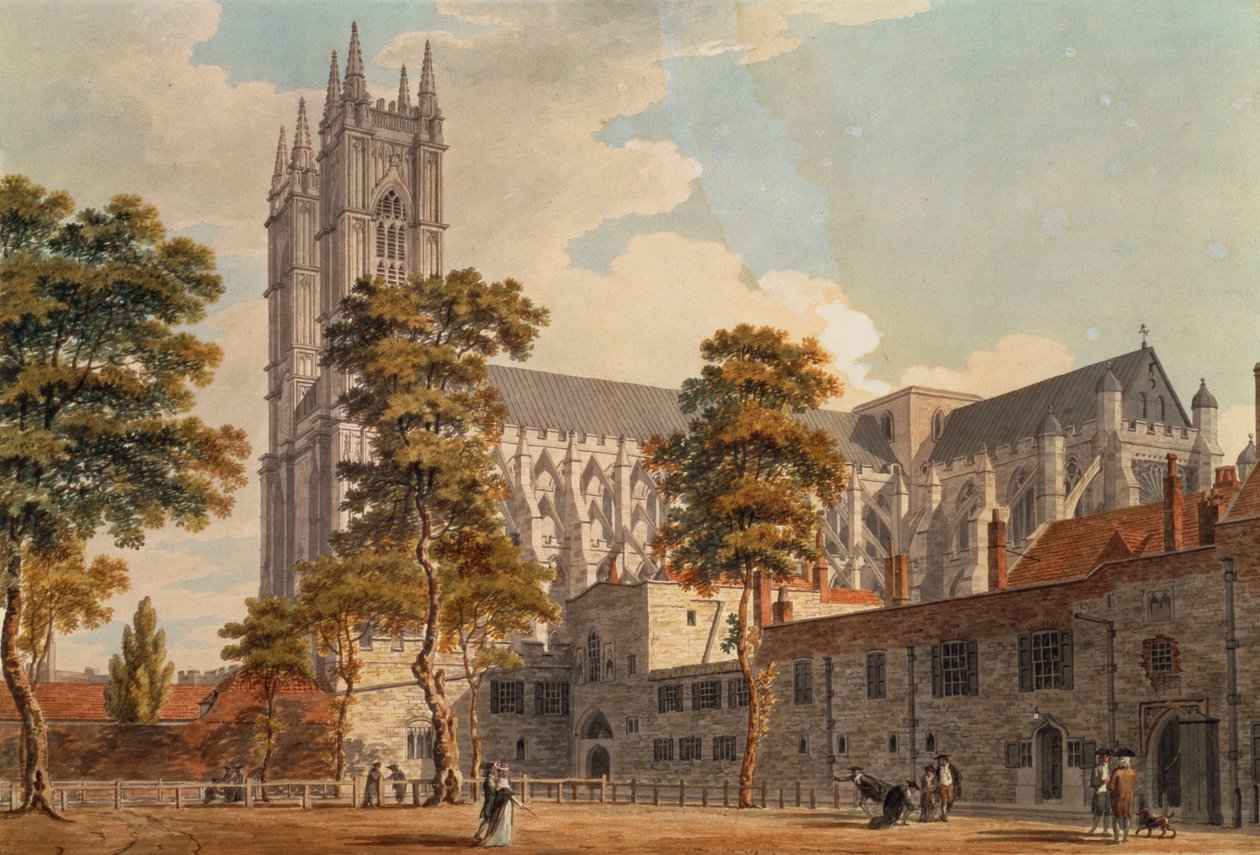 Abadia de Westminster das escolas, 1790-1792 de Thomas Malton Jnr.