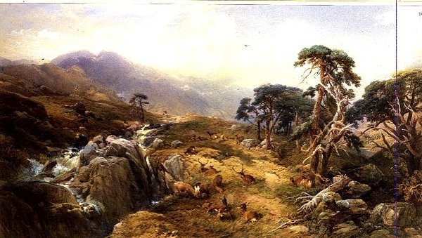 Ben Venue no Trossachs de Thomas Miles Richardson