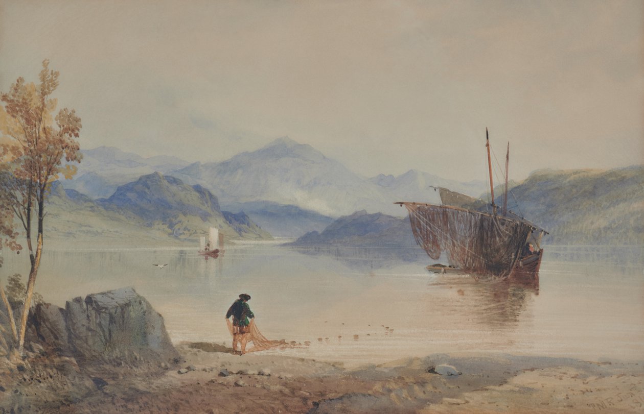 Loch escocês de Thomas Miles Richardson