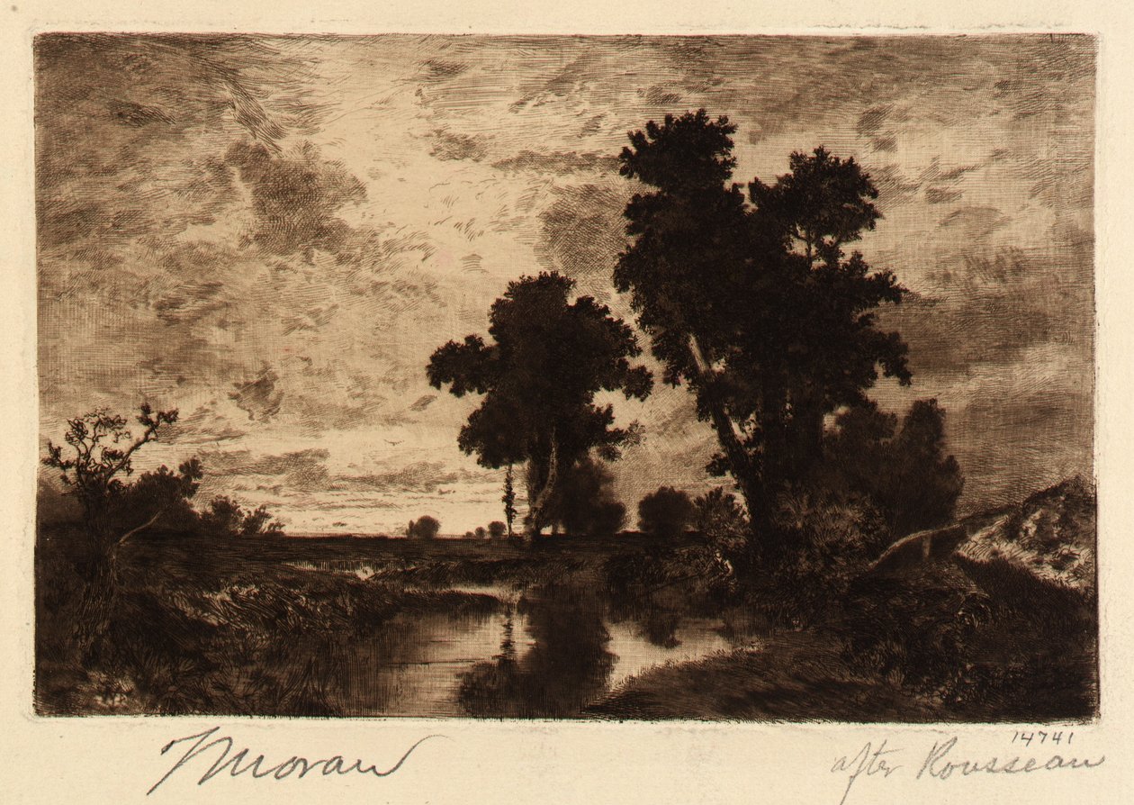(Paisagem) de Thomas Moran