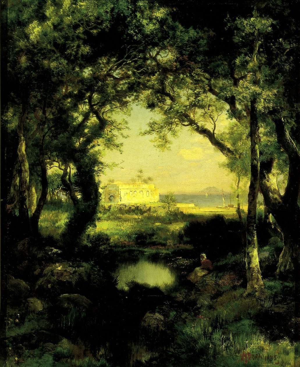 Uma fazenda mexicana, Lago Cuitzeo de Thomas Moran