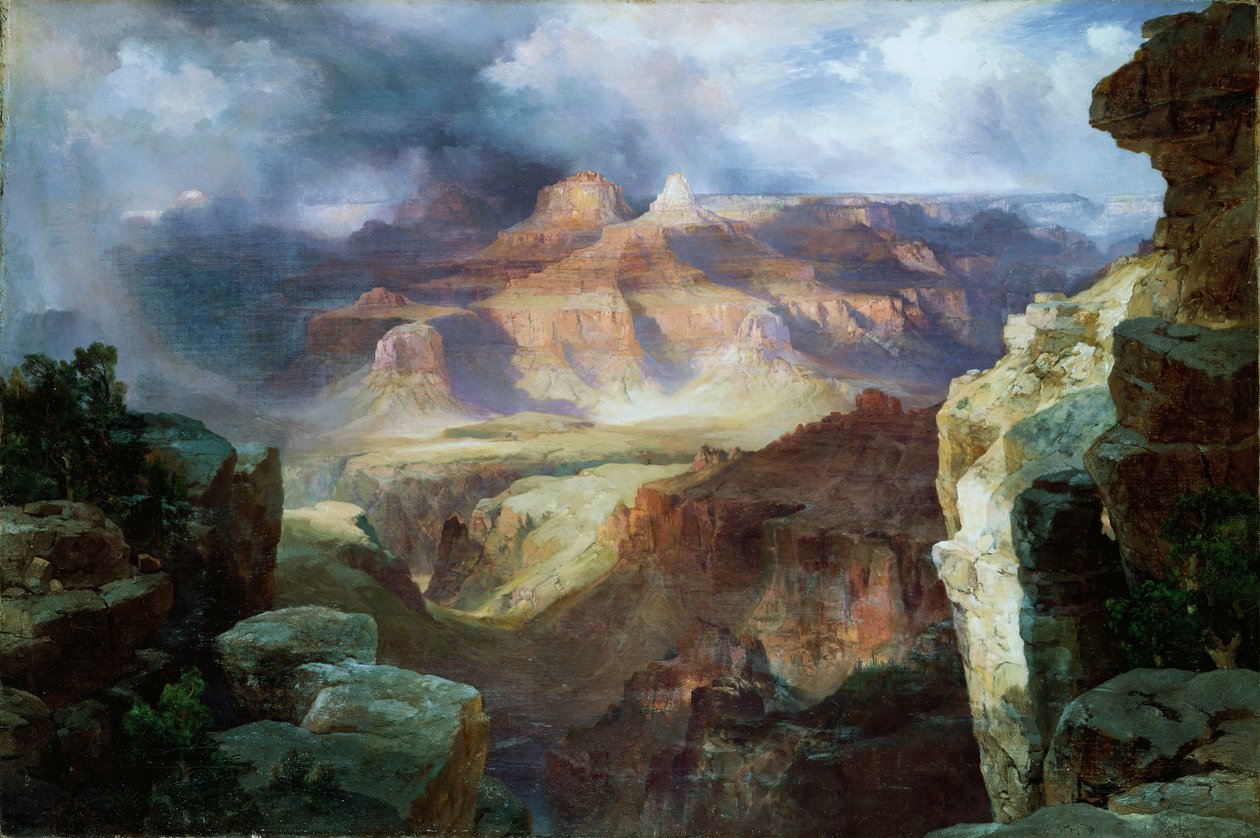 Um milagre da natureza de Thomas Moran