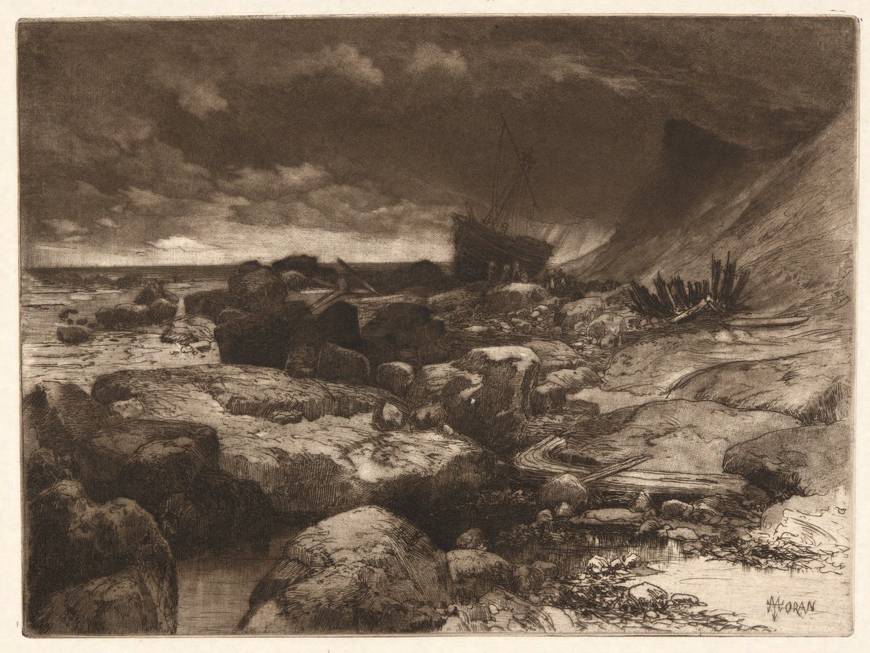 Uma destruição de Thomas Moran
