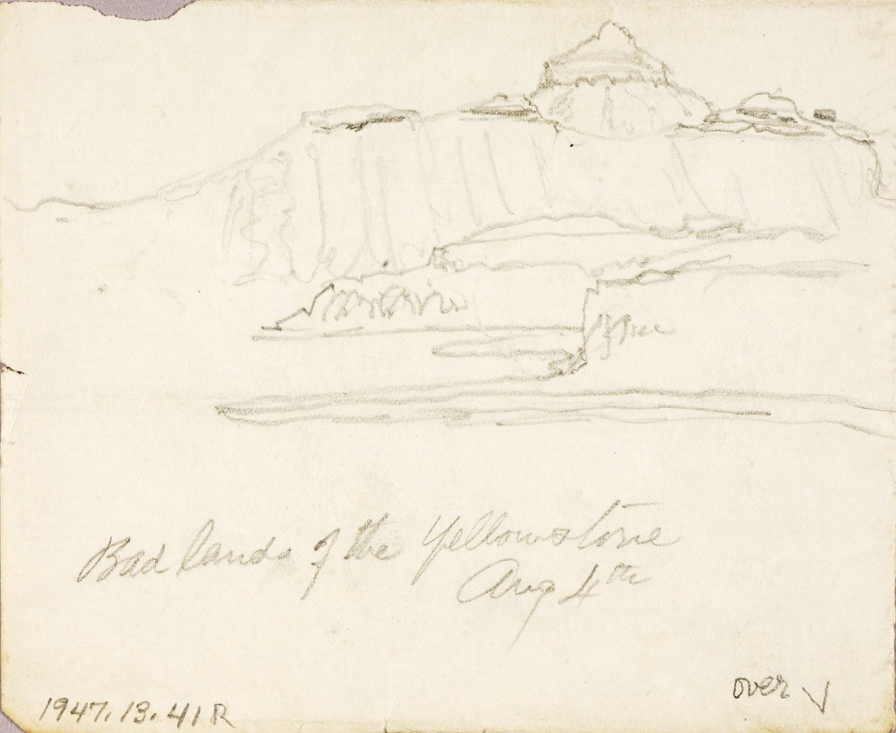 Terras más do Yellowstone de Thomas Moran