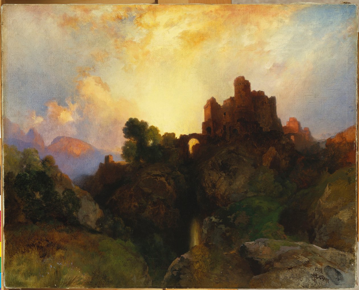 Caledônia, popa e selvagem, 1919 de Thomas Moran