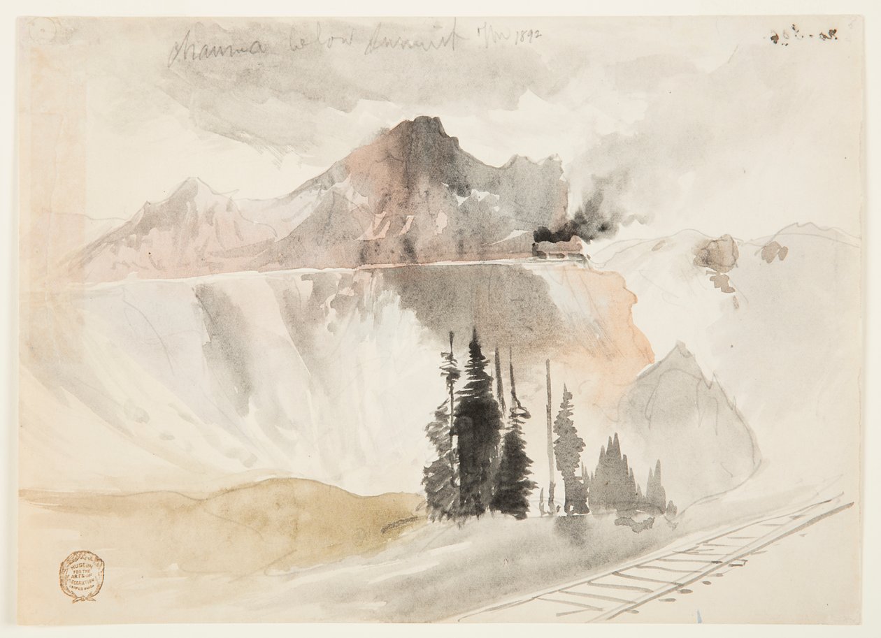 Chama abaixo do cume de Thomas Moran