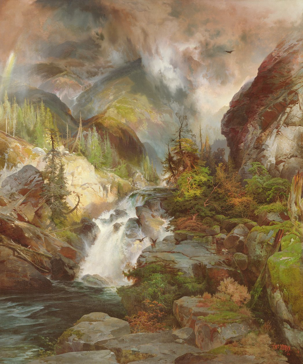 Filhos da Montanha, 1867 de Thomas Moran