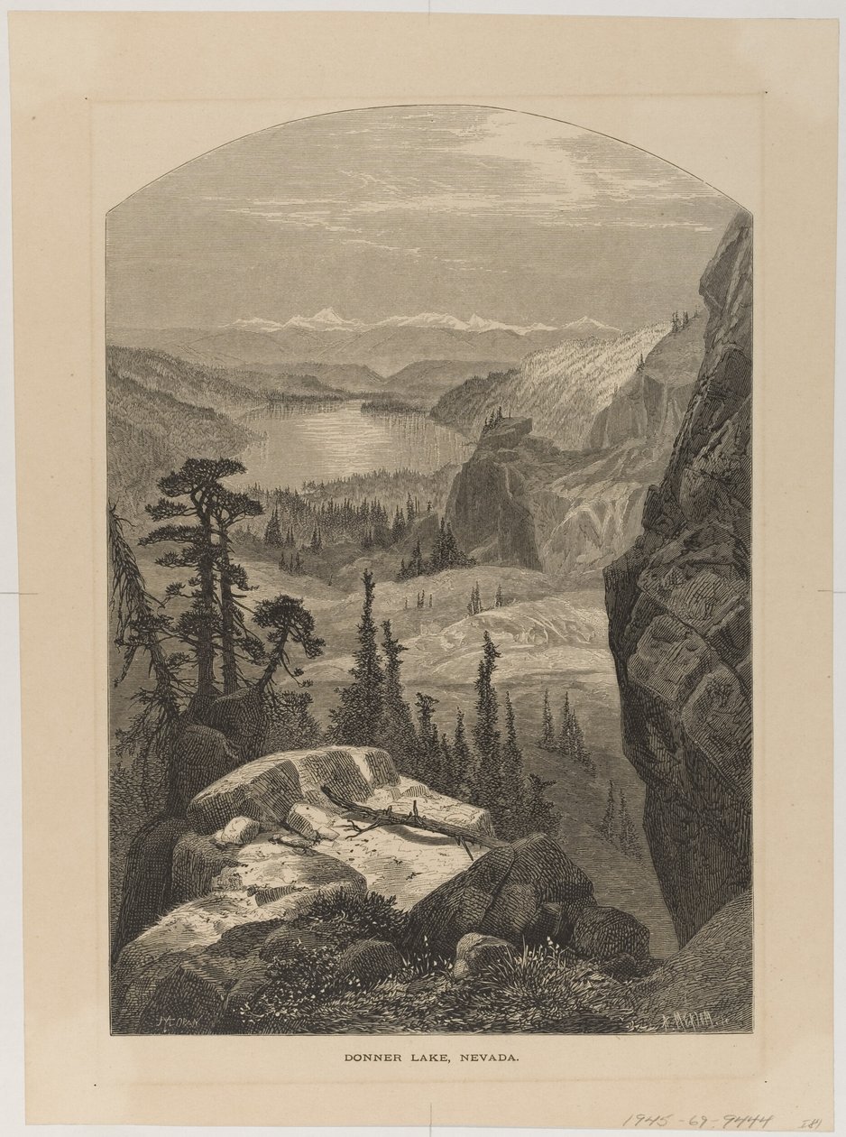 Lago Donner, Nevada de Thomas Moran