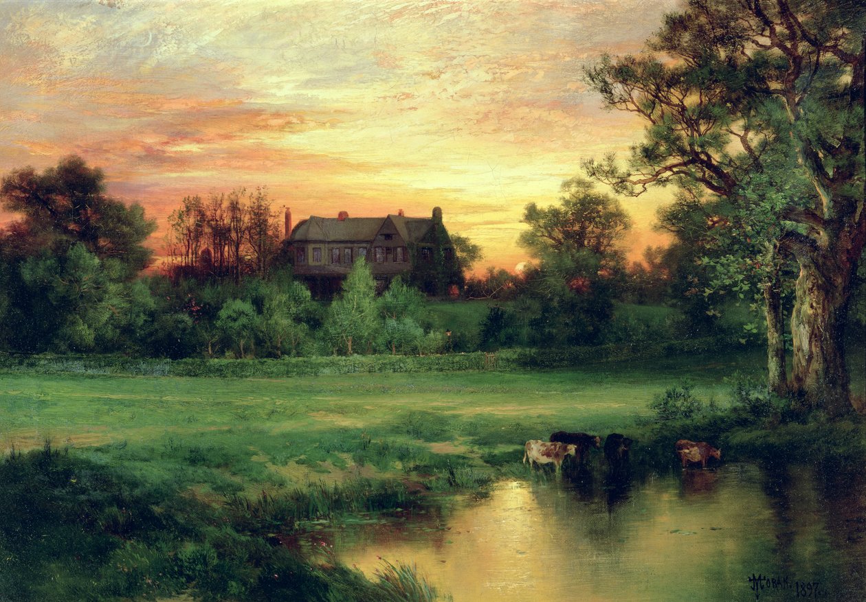 Easthampton, Long Island, 1897 de Thomas Moran